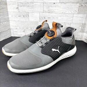 PUMA Men Sz Us 12 Ignite Pwradapt Caged Disc‎ Golf Shoe Grey Sneakers